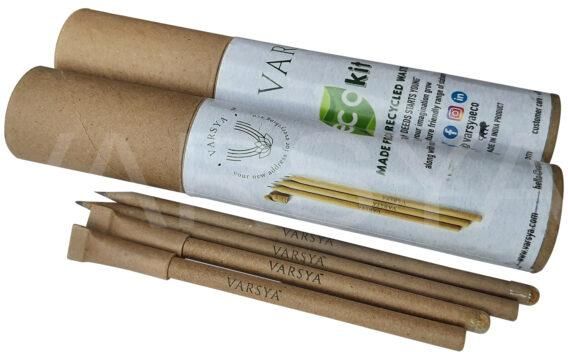Ecofriendly Seed Paper Pen And Pencil Combo Pack - VARSYA