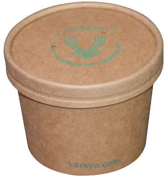 Eco Friendly 250ml Kraft Paper Container - VARSYA