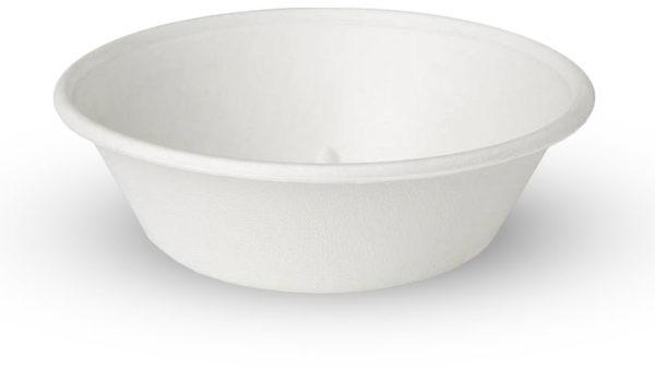 Round Bagasse Bowl, for Serving Food, Pattern : Plain