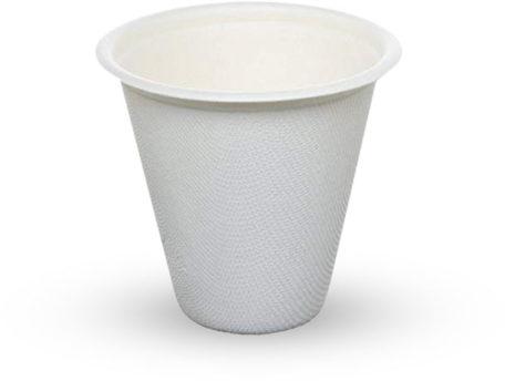 Round Bagasse Cup, Color : White