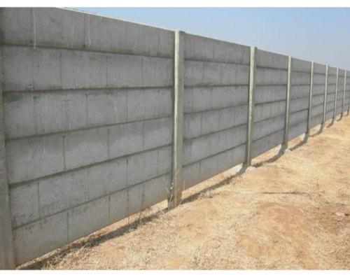 Polished rcc readymade compound wall, for Construction, Pattern : Plain