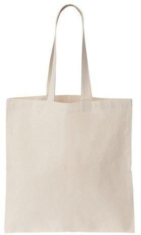 Plain cotton shopping bag, Capacity : 5 kg