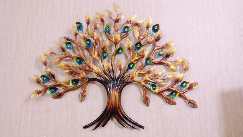 Iron Decorative Banyan Tree, Color : Multicolor