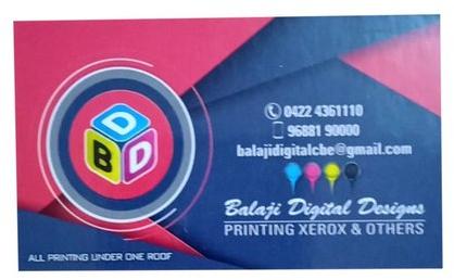 Printed Business Card