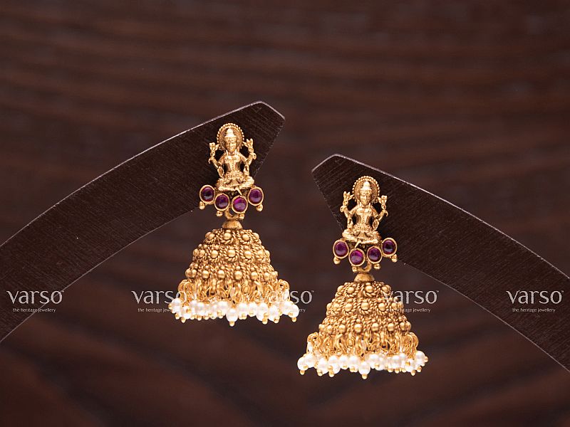 211061 Gold Polish Alloy Earings