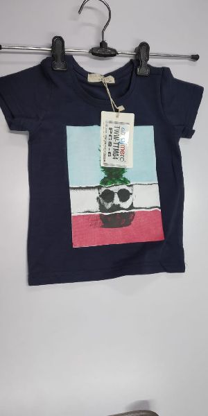 Printed Boys Cotton T Shirts, Sleeve Style : Half Sleeve