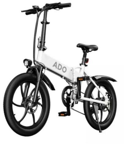 ADO A20 XIOAMI E-Bike Folding 20 Electric Bicycle, UK Seller 🇬🇧 Instock-white