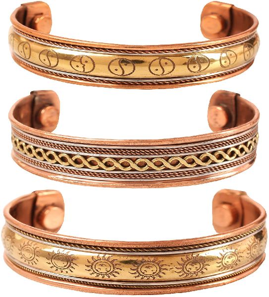 Round Pure Copper Bracelet