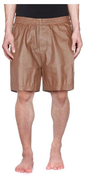 Plain M5 Mens Leather Shorts, Feature : Anti Wrinkled, Dry Cleaning, Easy Washable, Quick Dry