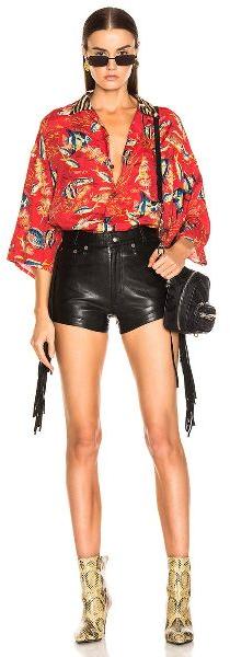 Plain W3 Women Leather Shorts, Feature : Comfortable, Easy Washable, Shrink Resistance