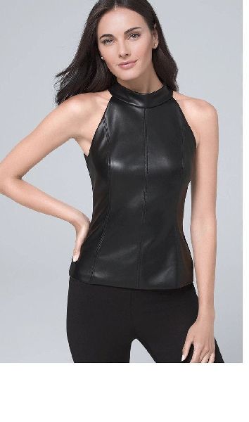 W5 Women Leather Top, Size : S, XL, XXL, Feature : Anti-Wrinkle, Breath  Taking Look, Shrink Resistance at Rs 109 / Piece in Delhi