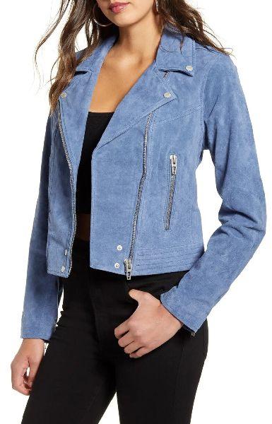 Plain W9 Women Leather Jacket, Feature : Comfortable, Easy Washable, Skin-Friendly