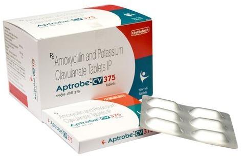 Amoxycillin, Clavulanate Potassium Tablets, Packaging Type : Strip