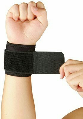 Gym Wrist Band, Feature : Perfect Grip, Color : Black at Best Price in  Meerut