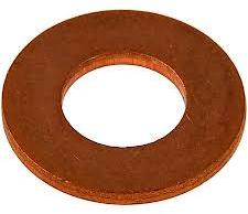 Round Polished Copper Washer, for Fittings, Grade : ANSI, ASME