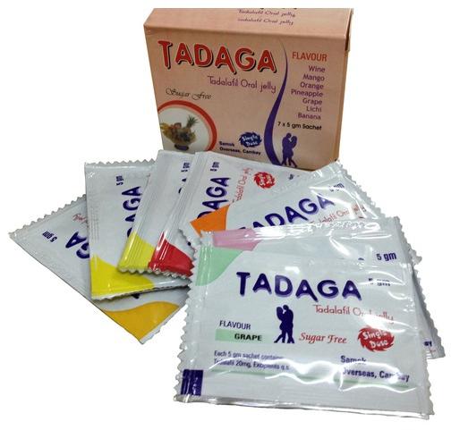 Tadaga Oral Jelly, Pack Size : 1x7 Sachet ( 5gm Each )