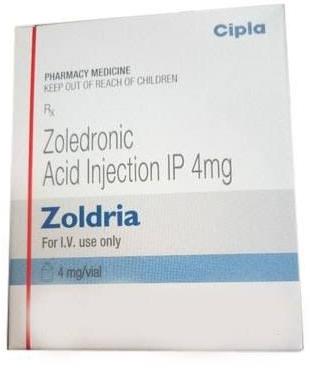 Zoldria Injection, Packaging Size : 4 mg / Vial