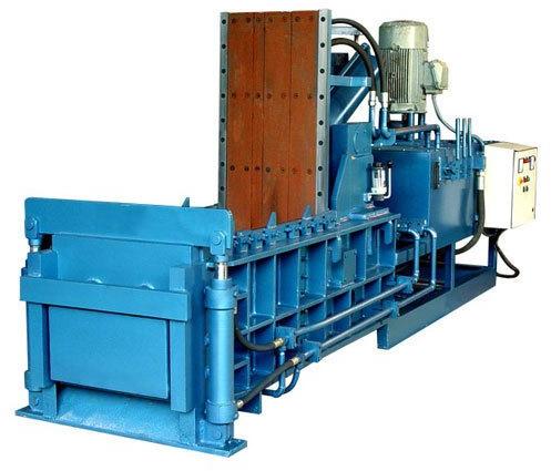 Remso Hydraulic Scrap Baling Press, Color : Blue