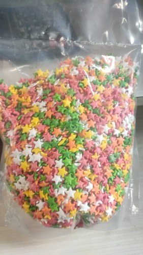 Multi Colour Star Sprinkles, Color : assorted