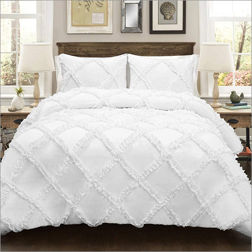 Diamond Ruffle Duvet Set