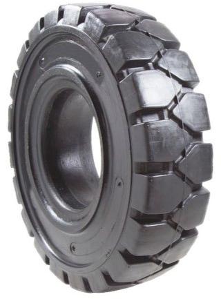 Solid Forklift Tyres, Color : Black