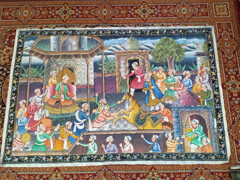 Fine Silk old antique painting, for Wall Decoration, Home Decoration, Specialities : Great Design