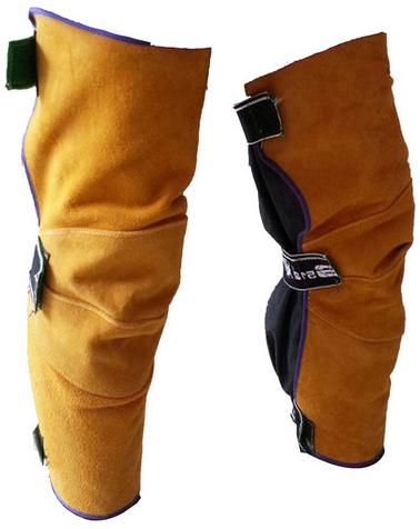 Welding Leg Cover, Color : Brown