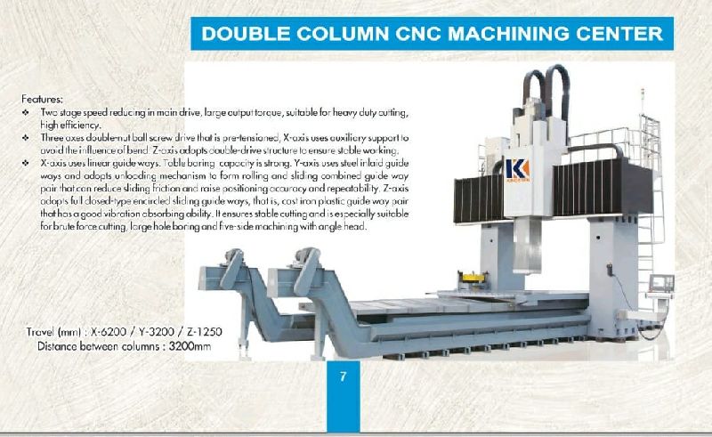 Double Column VMC Machine