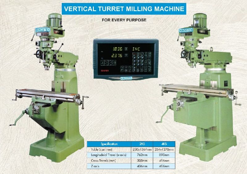 Kingsten Electric Cast Iron M1TR / Milling Machine, Specialities : Long Life, High Performance