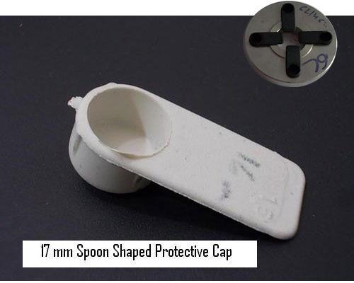 Spoon Shaped Protective Cap, Size : 17mm