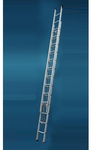 Beema Aluminium Wall Support Extendable Ladder, Color : Silver