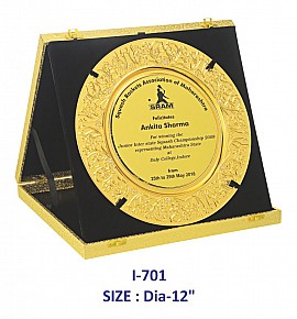 Sqaure Metal Plate Memento (Single Size), for College, Office, School, Pattern : Plain