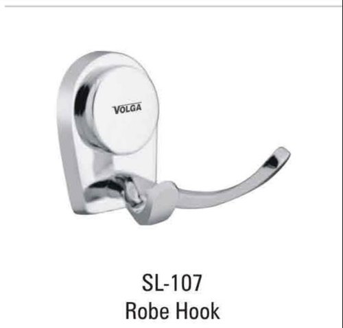 Volga Chrome Plated Brass Robe Hook