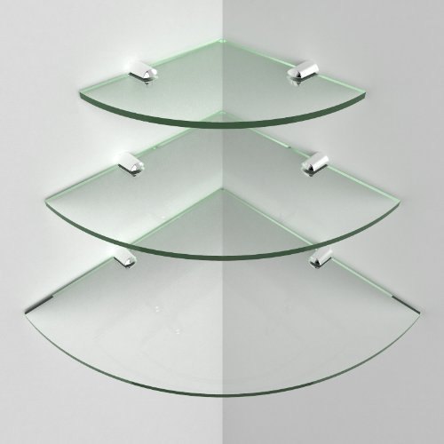 Glass Corner Shelf