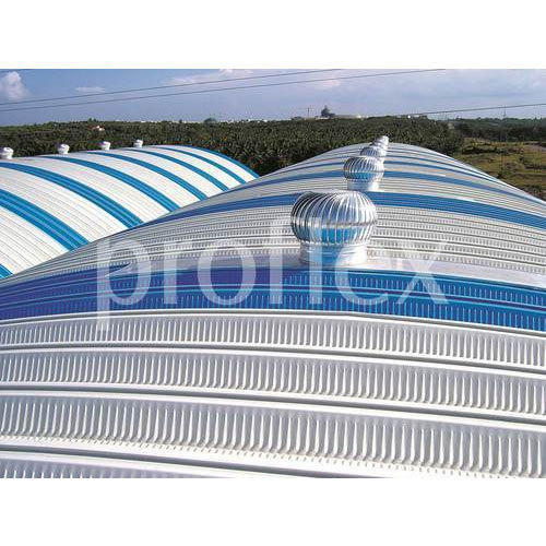 Steel Arch Roof, Color : Blue