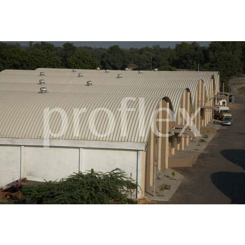 Prefabricated Warehouse Steel Roofing Sheet, Surface Treatment : Galvanised