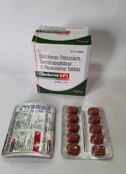 Dolorid-SP Tablets, Type Of Medicines : Allopathic