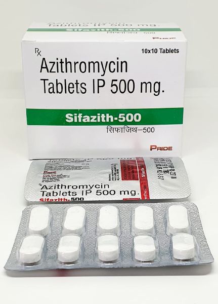 Sifazith 500mg Tablets, for Clinical, Hospital, Packaging Type : Strips