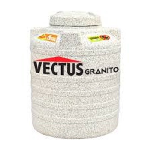 Vectus Granito Cylindrical Plastic (Poly Ethylene) water storage tanks, Color : White Red