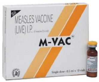 Measles Vaccine, for Clinical, Packaging Type : Box