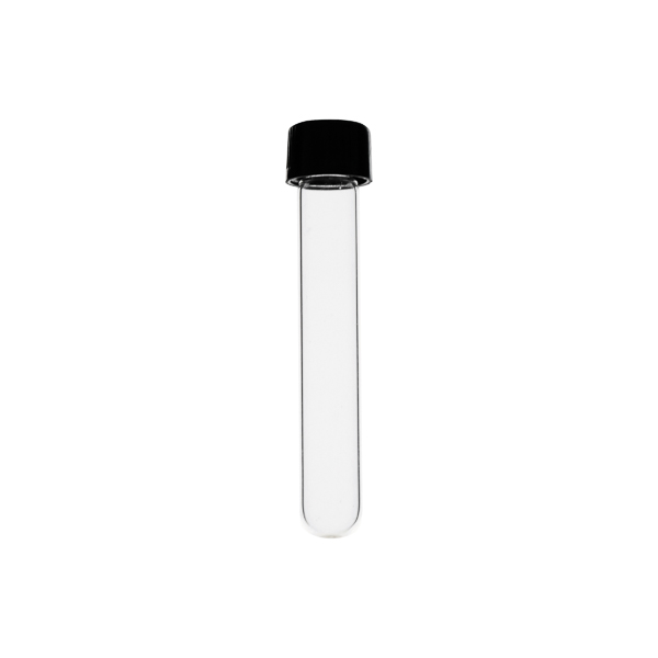 Test tube with screw cap,CORNSIL, Size : 3ml, 5ml, 7ml, 13ml, 15ml, 27ml upto 170ml