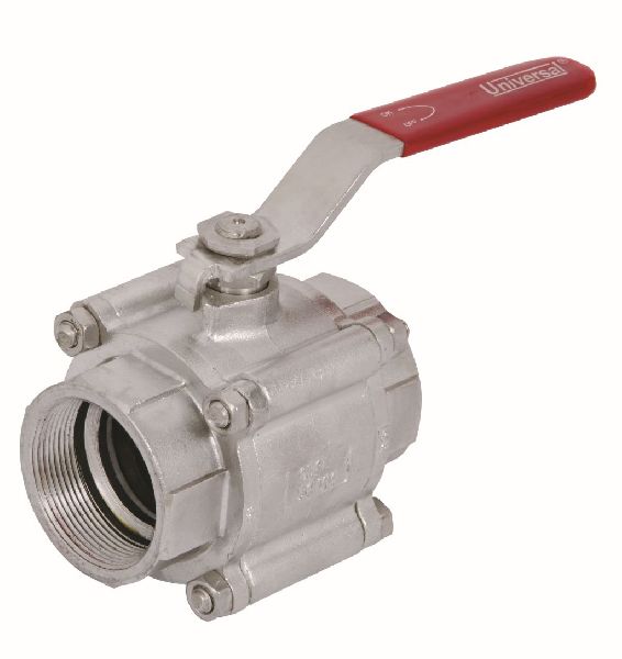 IC 3 Pcs Screwed Ball Valve, Certification : ISI Certified, ISO 9001:2008 Certified