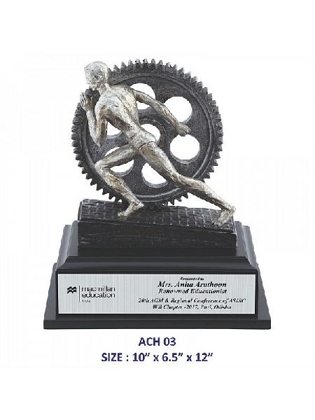 Achievers Wheel Trophy (Single Size)