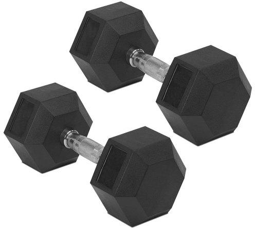 Hexagonal Polished Metal Hex Dumbbells, for Gym Use, Style : Modern