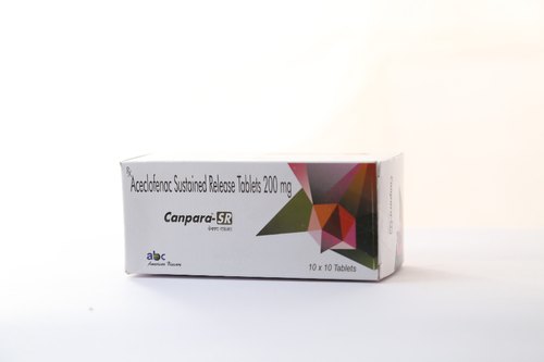 Canpara-SR Aceclofenac Sustained Release Tablets, Packaging Type : Box
