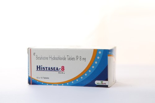 Betahistine Hydrochloride Tablets, Packaging Type : Box