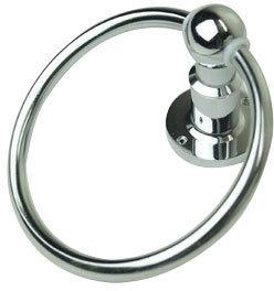 Kent Round Stainless Steel Towel Ring, Color : Silver
