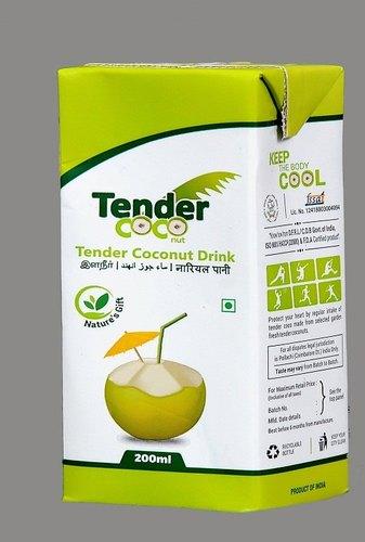 Cloudy White Coconut Water Tetra Pack, Packaging Size: 200 ml, Packaging  Type: Tetrapak at Rs 25/piece in Mumbai
