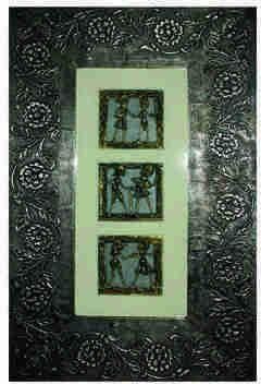 Isha Art Metal Fiber cultural gift, Size : 4x4 inches