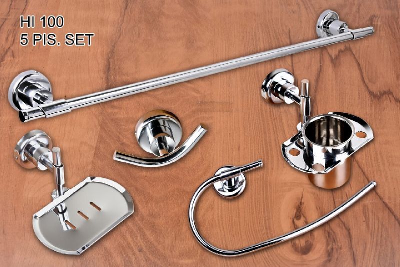 HI 100 Stainless Steel Bathroom Set, Feature : Durable, Light Weight